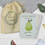 Bump to Baby Milestone Cards in Personalised Keepsake Bag