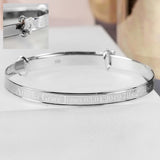 sterling silver new baby bracelet