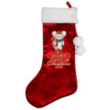 Personalised Red First Christmas Stocking