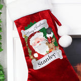 Personalised Red Christmas Stocking - 6 Designs Available
