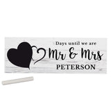 Personalised Wooden Countdown Sign