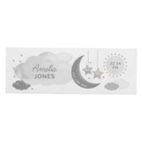 Personalised Wooden Block for Nursery White Background