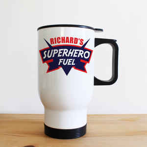 Dad's Superhero Fuel Travel Mug