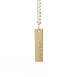 Personalised Statement Bar Necklace