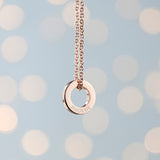 Personalised Mini Ring Necklace