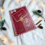 Personalised Elf Document Slip | Magical North Pole Documents Folder | Christmas Elf Keepsake | Custom Name Gingham