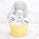 Personalised "My First Easter 2026" Bunny Teddy. Custom Keepsake 1st Easter Bunny Plush