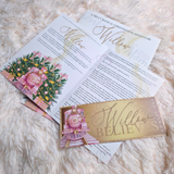 Personalised Christmas Story Book -Pink Believe Train and Ticket. Christmas Eve Box Fillers