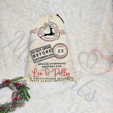 Personalised Christmas Special Delivery Santa Gift Sacks