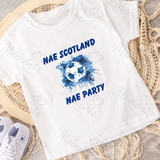 No Scotland No Party Scotland Football T-shirt for World Cup - Various Sizes - Design 4