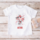 Personalised "It's Coming Home" England Football T-shirt for World Cup - All Sizes - Design 2