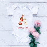 Personalised Happy Father's Day "Cheers" Baby Bodysuit