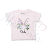 Personalised Kids Easter Bunny Ear T-shirt