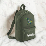 Personalised Kids Dinosaur Mini Backpack