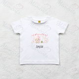 Personalised 2026 My First Easter Organic Cotton Baby Tee: Easter Bunny 2026 Design