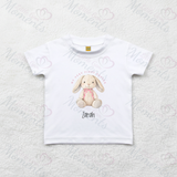 Personalised "My Very First Easter" Organic Cotton Baby Tee: Easter Bunny Design