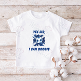 Personalised "Yes Sir, I Can Boogie" Scotland Football T-shirt for World Cup - All Sizes - Flag Design