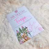 Personalised Nice List Certificate - Pink North Pole Design. Custom Christmas Eve Box Fillers