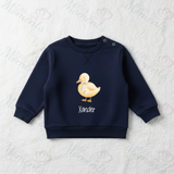 Personalised Little Chick Sweatshirt. Custom Baby/Toddler/Kids Jumper