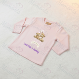 Personalised Our 1st Mother's Day Long Sleeved Top - Baby and Toddler - Teddy Bear Design