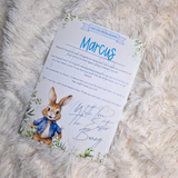 Personalised Kids Easter Bunny Letter for Easter Egg Hunt - Egg-stra Special Delivery