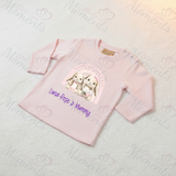 Personalised Happy Mother's Day Long Sleeved Top - Baby and Toddler - Bunny & Rainbow Design