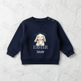 Personalised "My Very First Easter" Bunny Sweatshirt. Baby/Toddler Jumper - Very First Easter Design