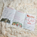 Personalised Christmas Story Book. Christmas Eve Box Fillers. Kids Custom Santa Story Booklet.
