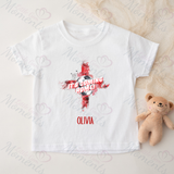 Personalised "It's Coming Home" England Football T-shirt for World Cup - All Sizes - Design 3