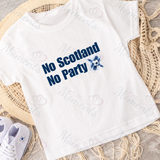 No Scotland No Party Scotland Football T-shirt for World Cup - Various Sizes