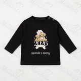 Personalised Our 1st Mother's Day Long Sleeved Top - Baby and Toddler - Teddy Bear Design