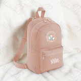Personalised Kids Rainbow Elephant Mini Backpack