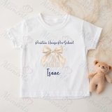 Personalised Class of 2026 Leavers Graduation T-shirt - Bow Design