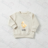 Personalised Little Chick Sweatshirt. Custom Baby/Toddler/Kids Jumper