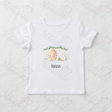 Personalised 2026 My First Easter Organic Cotton Baby Tee: Easter Bunny 2026 Design
