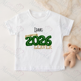 Personalised Class of 2026 Leavers Graduation T-shirt - Balloon Design