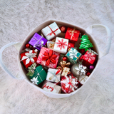 Personalised 1st Christmas Trug. Felt Xmas Gift Basket.