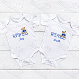 Personalised "Come On Scotland" Football World Cup Baby Bodysuit