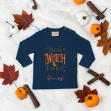 Mini Witch Energy Larkwood Long Sleeved Top | Halloween Toddler Top