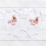 Personalised "It's Coming Home" England World Cup Baby Bodysuit