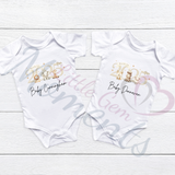 Personalised Born In 2025 Baby Bodysuit. Custom Baby Vest.