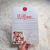 Personalised Elf Arrival Letter for December 1st - Climbing Elf