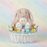 Personalised My Very First Easter Bunny Teddy. Custom Keepsake 1st Easter Bunny Plush