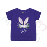Personalised Kids Easter Bunny Ear T-shirt