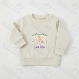 Personalised "My First Easter 2026" Bunny Sweatshirt. Baby/Toddler Jumper - Easter 2026 Design