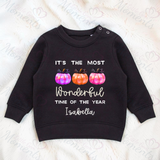 Most Wonderful Time Of The Year Larkwood Sweatshirt | Halloween Toddler Top