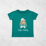 Personalised Our First Mother's Day 2026 T-shirt - Teddy Design - Pink or Blue