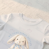 Personalised "My Very First Easter" Organic Cotton Baby Tee: Easter Bunny Design