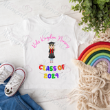 Personalised Nursery Graduation T-shirt with Fully Custom Character