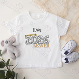 Personalised Class of 2026 Leavers Graduation T-shirt - Balloon Design